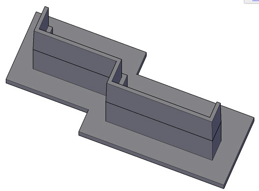 Stützwand-3D