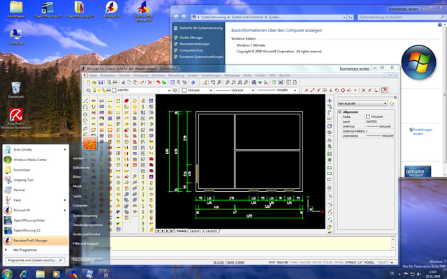 BauTab-Windows 7
